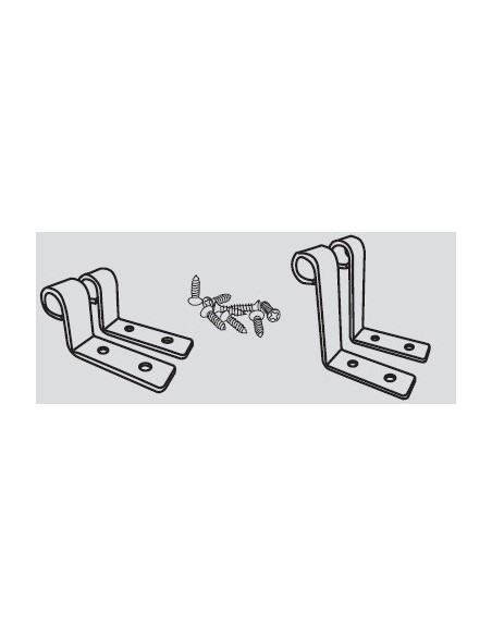 Juego Soportes Tapa-Aro Inox Magna