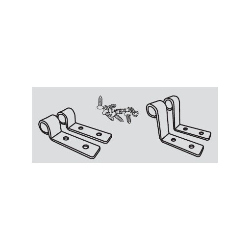 Juego Soportes Tapa-Aro Inox Horizontal