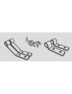 Juego Soportes Tapa-Aro Inox Inclinado