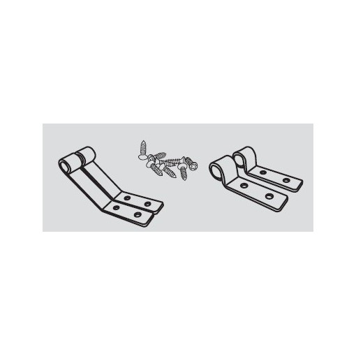 Juego de Soportes Tapa-Aro Inox Inclinado