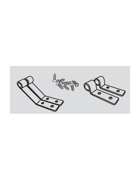 Juego de Soportes Tapa-Aro Inox Inclinado