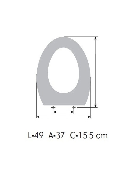 Tapa WC GALA ESPACIO