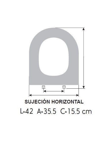 Tapa WC GALA MARINA HORIZONTAL