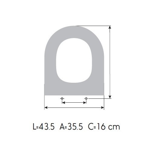 Tapa WC GALA MARINA VERTICAL