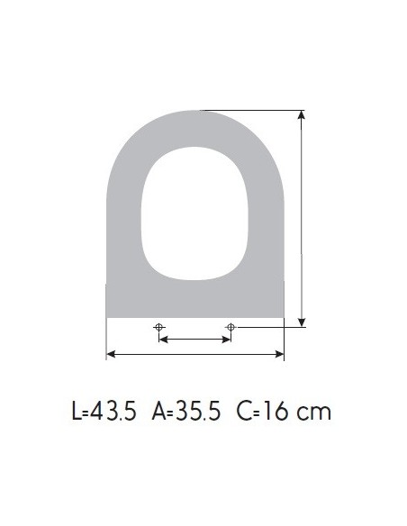 Tapa WC GALA MARINA VERTICAL