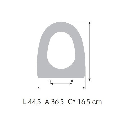 Tapa WC GALA METROPOL