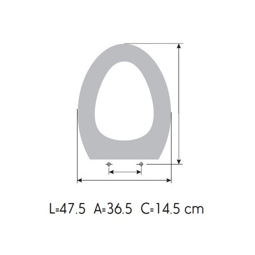 Tapa WC GALA NOVO ESPACIO