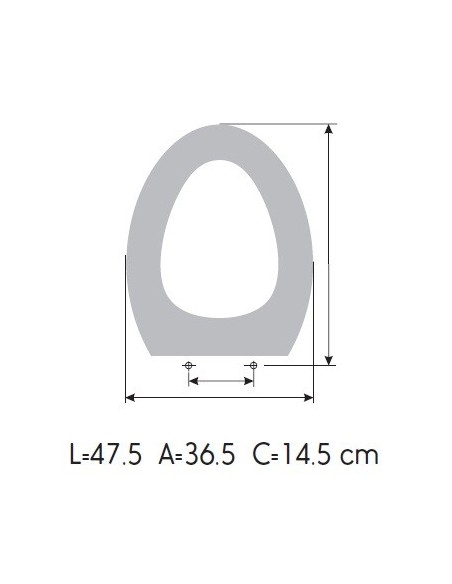 Tapa WC GALA NOVO ESPACIO