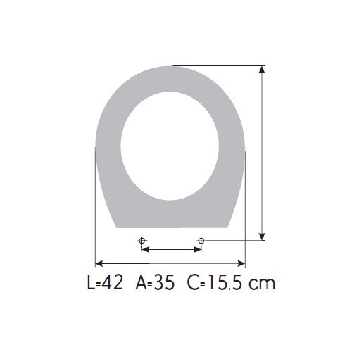 Tapa WC PORSAN VENECIA