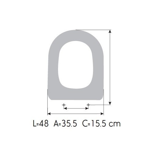 Tapa WC UNISAN ALFA/ALFA PLUS