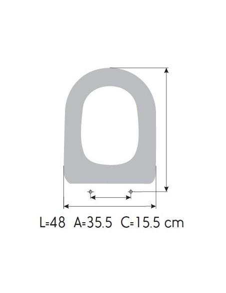 Tapa WC UNISAN ALFA/ALFA PLUS