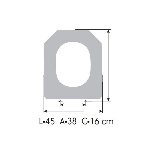 Tapa WC UNISAN ATHENAS