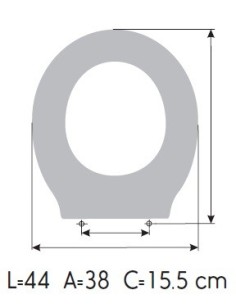 Tapa WC UNISAN JAVEA