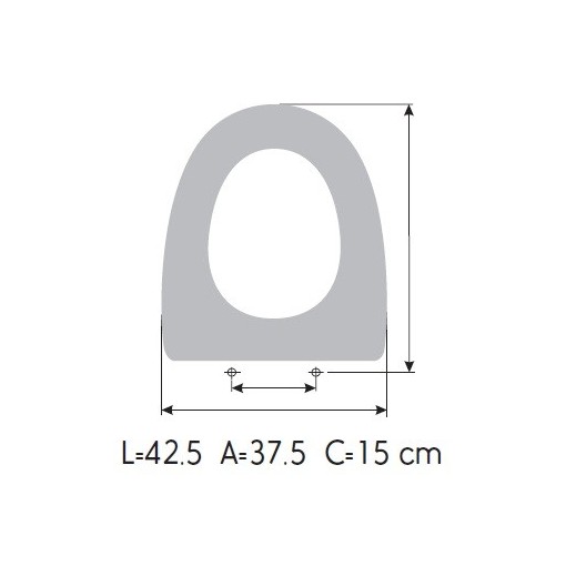 Tapa WC UNISAN NEWDAY