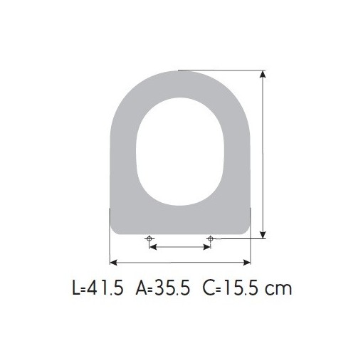 Tapa WC UNISAN PROGET