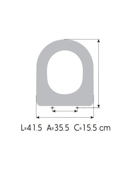 Tapa WC UNISAN PROGET