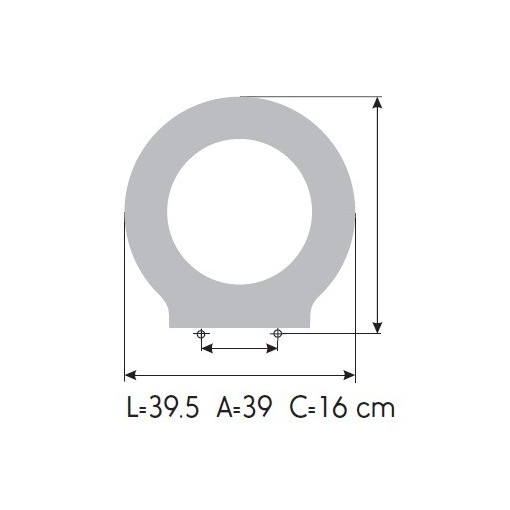 Tapa WC UNISAN REFLEX