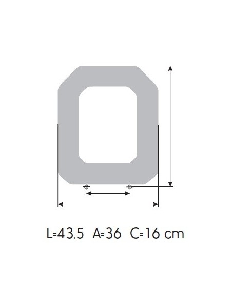Tapa WC DURAVIT 1930 OCTOGONAL