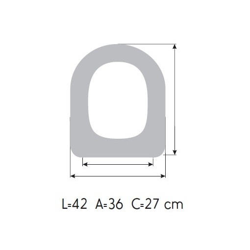 Tapa WC DURAVIT DARLING NEW