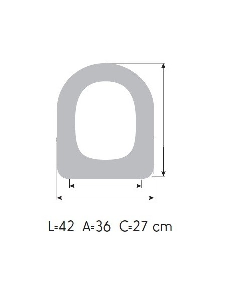 Tapa WC DURAVIT DARLING NEW