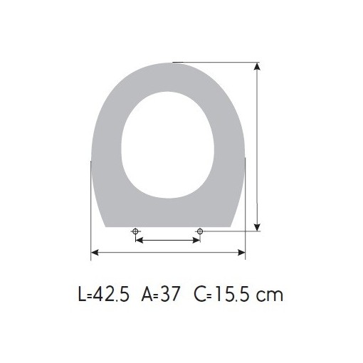 Tapa WC DURAVIT DARLING REDONDO