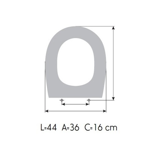 Tapa WC DURAVIT DUNE