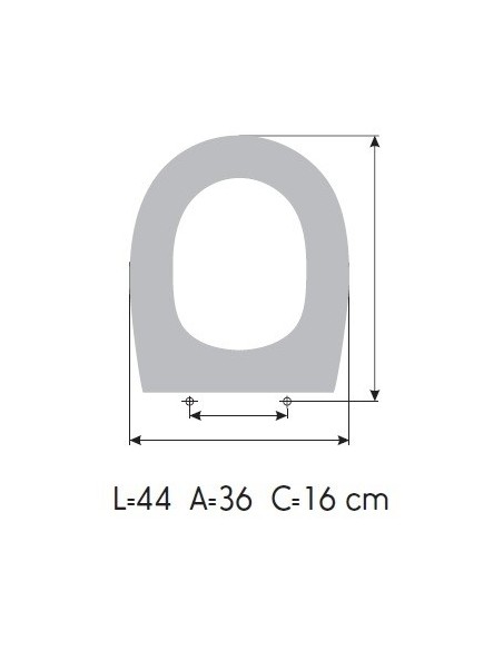 Tapa WC DURAVIT DUNE