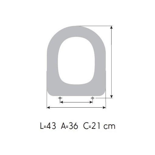 Tapa WC DURAVIT STARCK 2