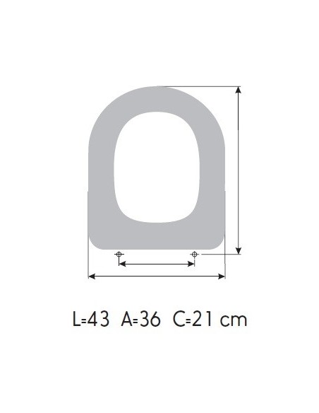 Tapa WC DURAVIT STARCK 2