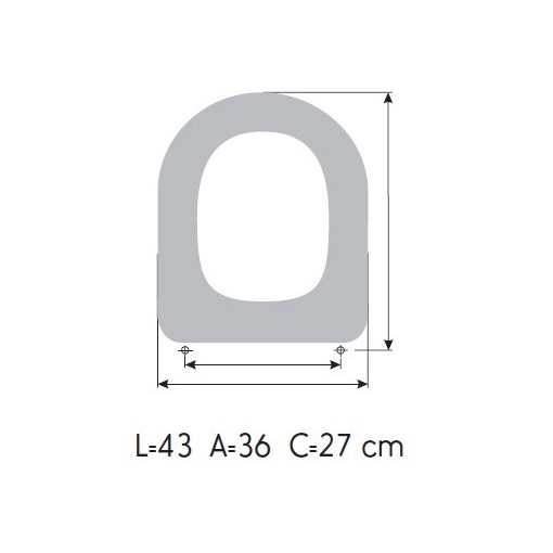 Tapa WC DURAVIT STARCK 3