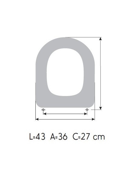 Tapa WC DURAVIT STARCK 3