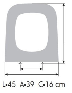 Tapa WC JACOB DELAFONT THESA