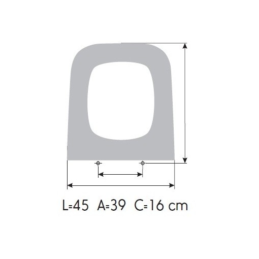 Tapa WC JACOB DELAFONT THESA