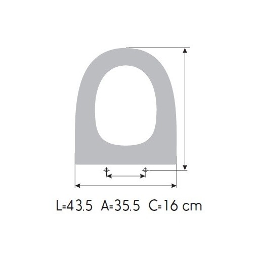 Tapa WC JACOB DELAFONT ANTARES