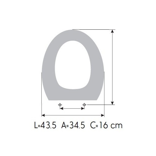 Tapa WC JACOB DELAFONT ATENEA