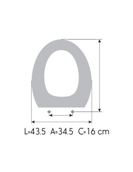 Tapa WC JACOB DELAFONT ATENEA