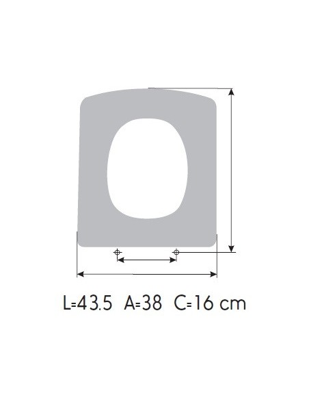 Tapa WC JACOB DELAFONT ESCALE