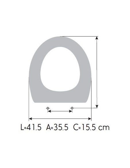 Tapa WC JACOB DELAFONT FLEUR
