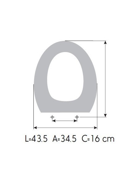 Tapa WC JACOB DELAFONT NEPTUNO