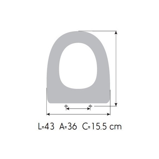 Tapa WC JACOB DELAFONT ODEON