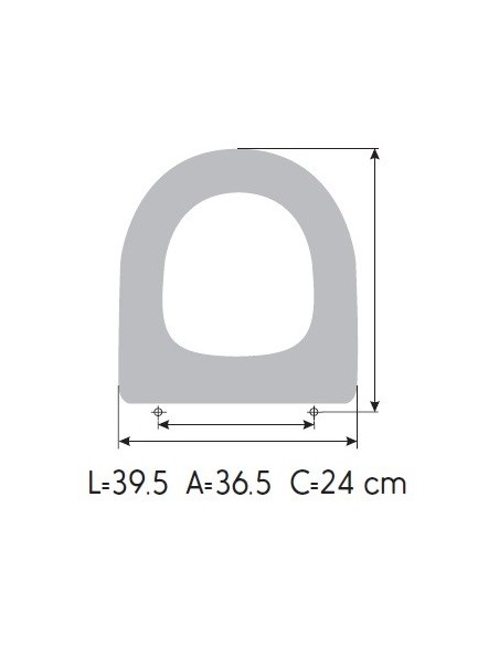 Tapa WC JACOB DELAFONT ODEON UP COMPACTO