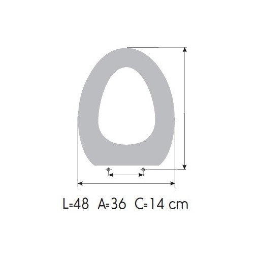 Tapa WC JACOB DELAFONT PORTRAIT