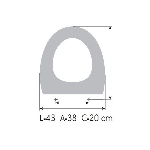 Tapa WC JACOB DELAFONT PRESQUI'LE