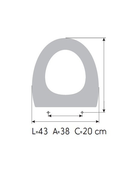Tapa WC JACOB DELAFONT PRESQUI'LE