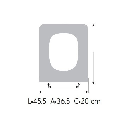 Tapa WC JACOB DELAFONT REVE