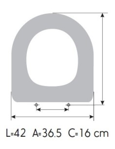 Tapa WC JACOB DELAFONT TROCADERO