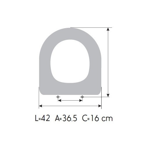 Tapa WC JACOB DELAFONT TROCADERO