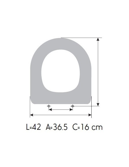 Tapa WC JACOB DELAFONT TROCADERO