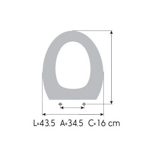 Tapa WC JACOB DELAFONT VENUS