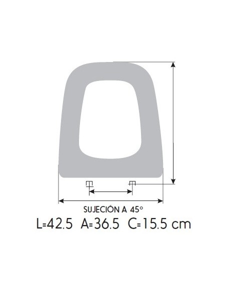 Tapa WC SANITANA COLONIA